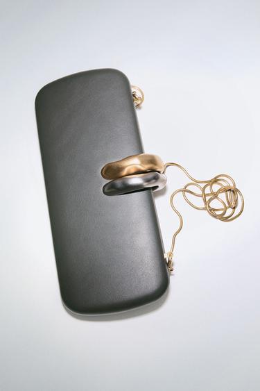 METAL DETAIL HARD CASE - Grey by Zara