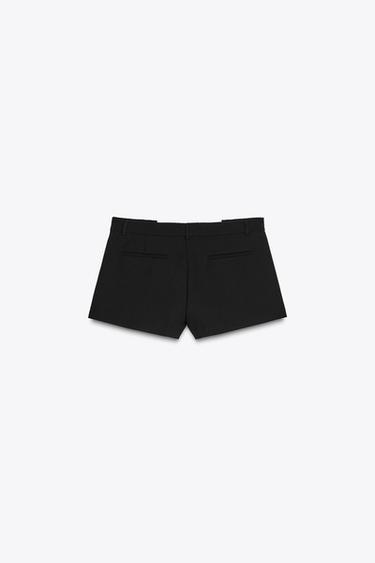 PLEATED SHORTS ZW COLLECTION - Black by Zara - Image 5