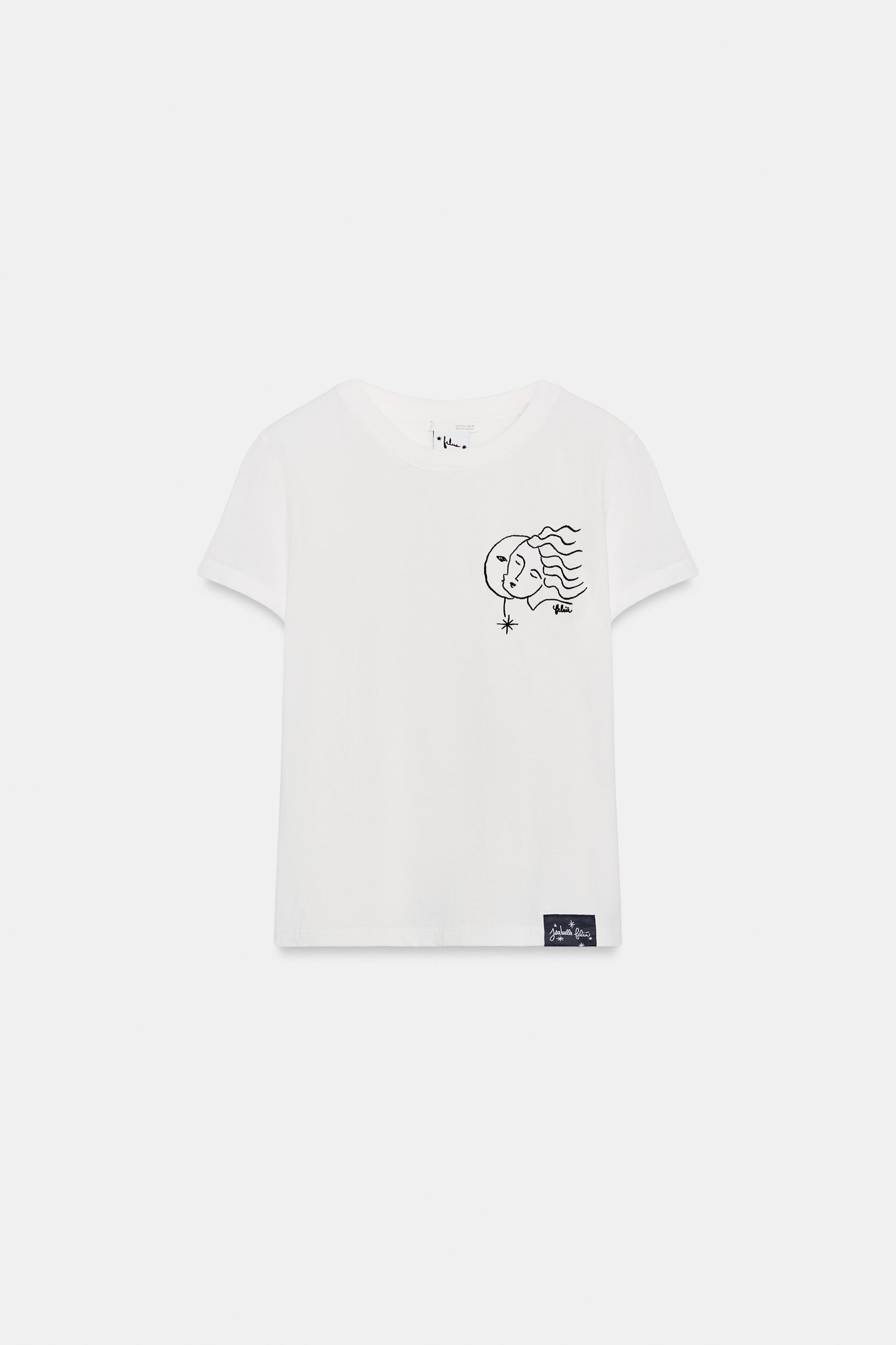 CAMISETA BORDADO ISABELLE FELIU