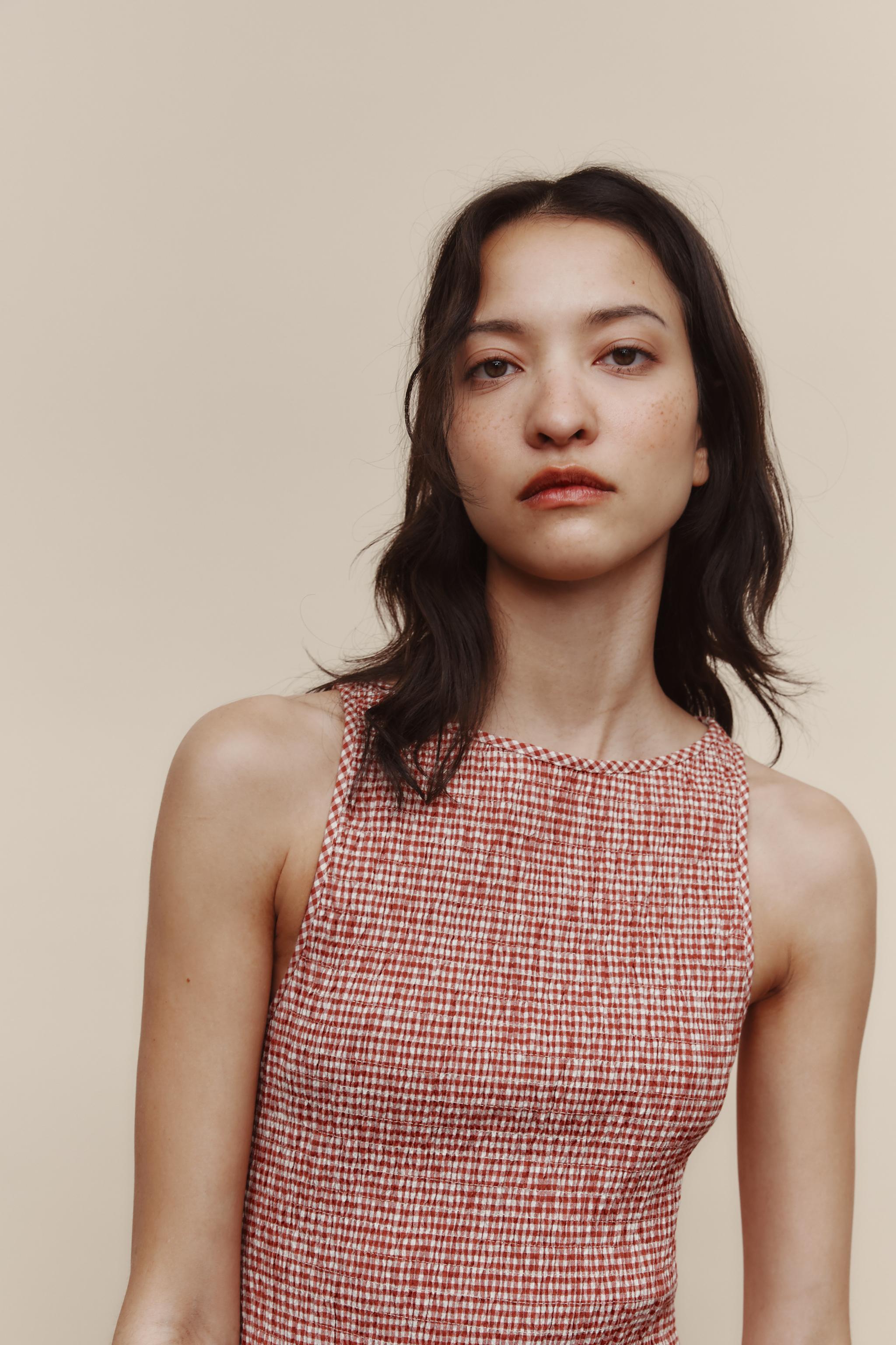 【ZARA】ギンガムチェック ミディワンピース 3067/329/061 ZARA】ギンガムチェック ミディワンピース 3067/329/061 (ZARA