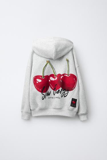 CHERRY HOODIE - Grey marl by Zara - Image 1