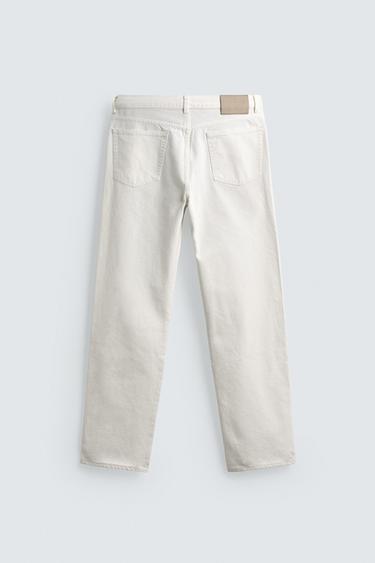 STRAIGHT FIT JEANS - White by Zara - Image 8