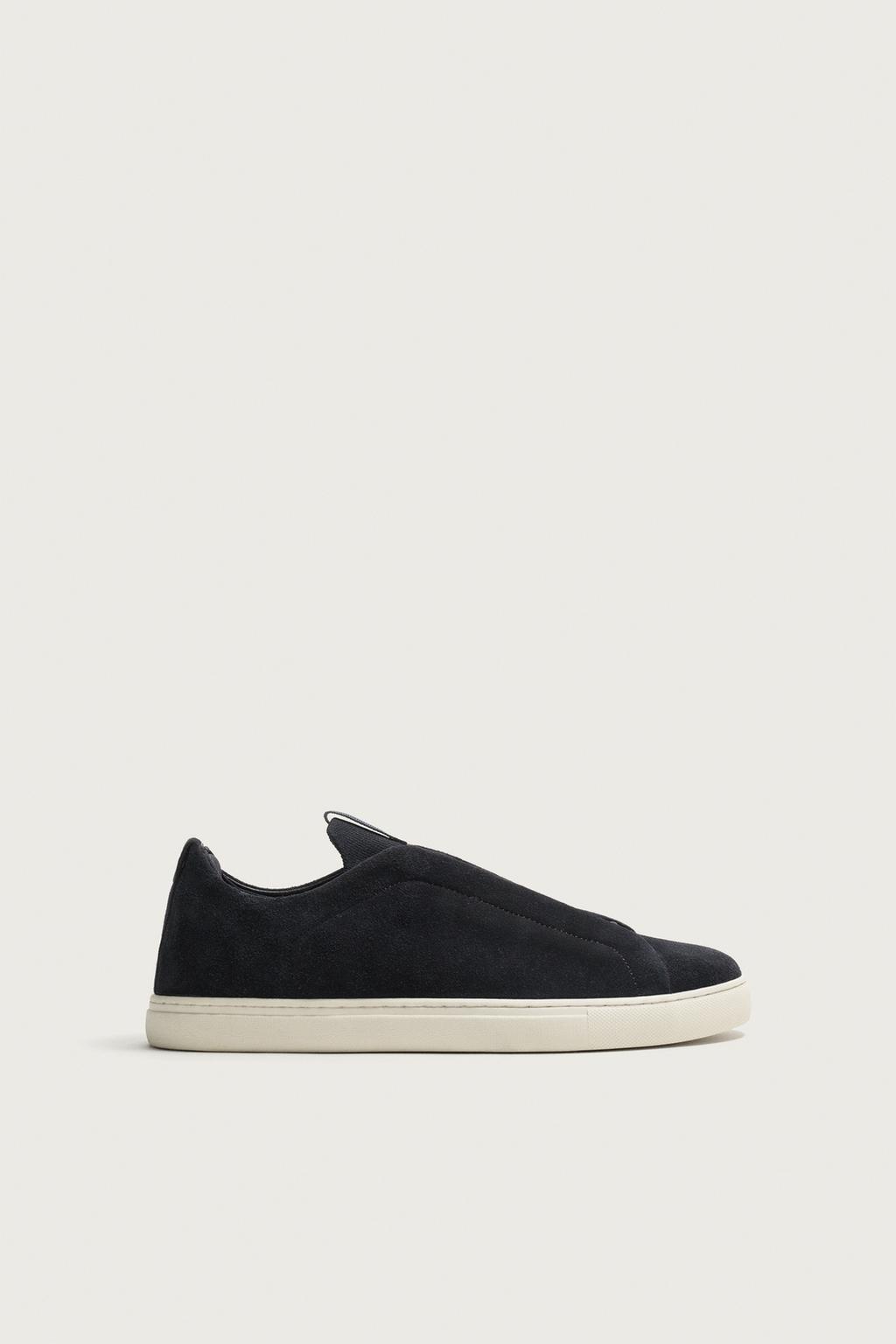 LEATHER TRAINERS