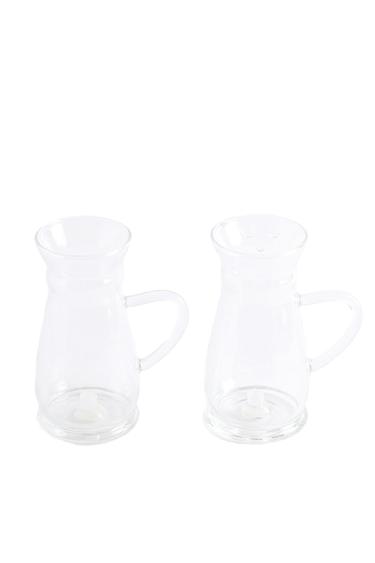 BOROSILICATE SALT AND PEPPER SHAKER SET - Transparent by Zara