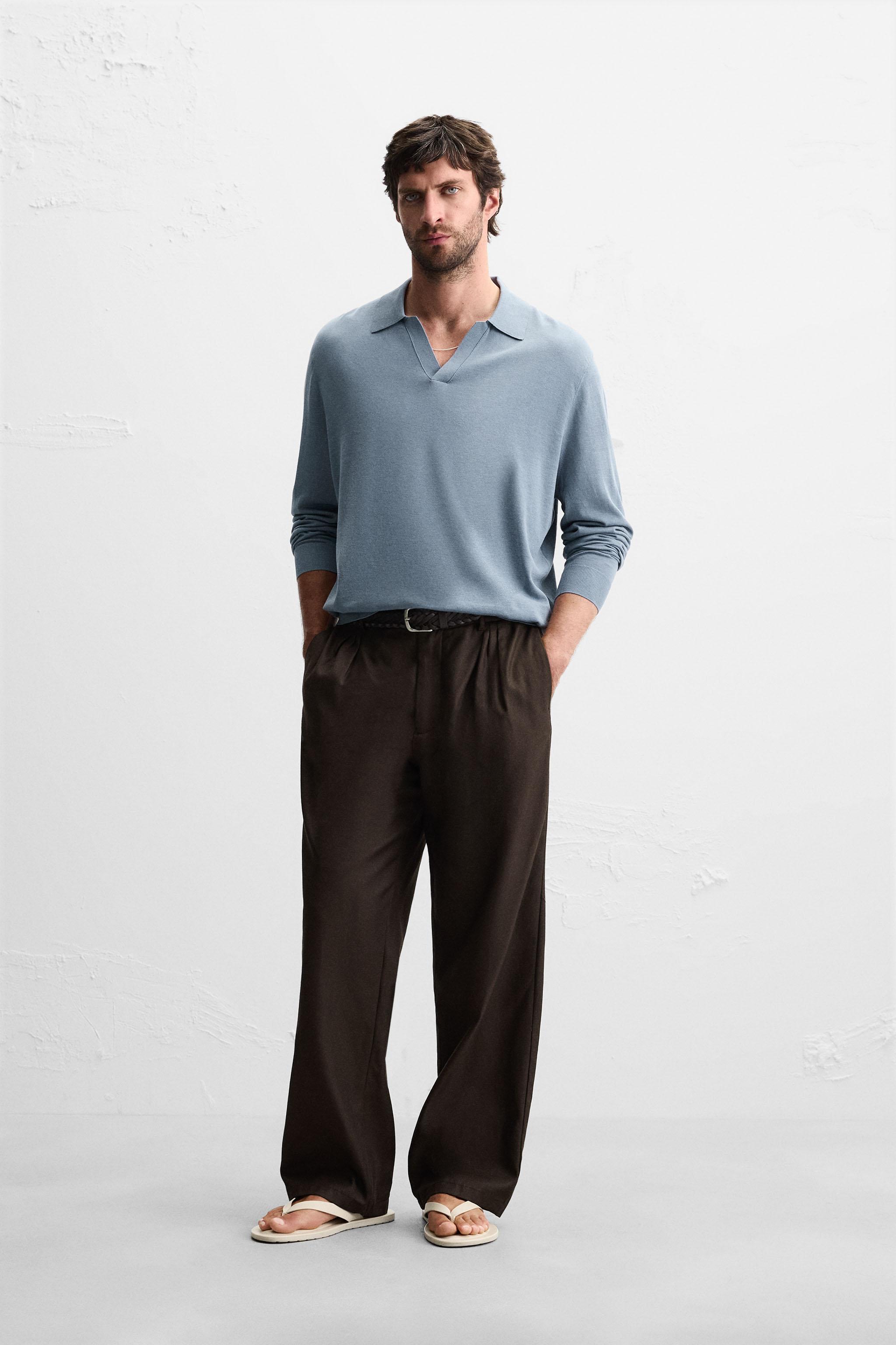 POLO EN MAILLE MÉLANGE DE COTON
