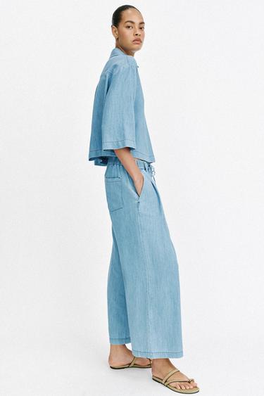 FLOWING CULOTTES - Blue by Zara - Image 2