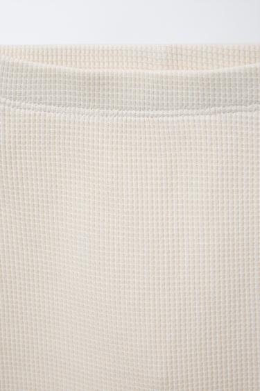 PACK BODY ET LEGGING GAUFRÉ - Écru clair de Zara - Image 5