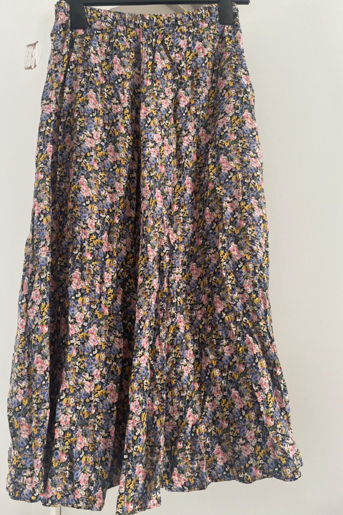 PRINTED PLEATED SKIRT - Image 2
