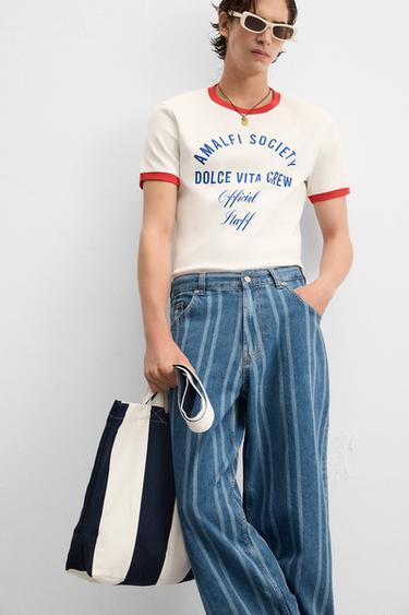 SHOPPER AUS STOFF - Blau von Zara - Bild 0