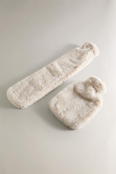 BOUILLOTTE EFFET FOURRURE - Beige clair de Zara - Image 1