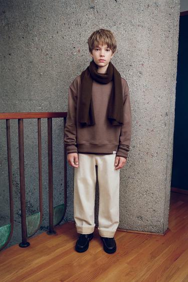 BASIC LABEL SWEATSHIRT - Lilac by Zara