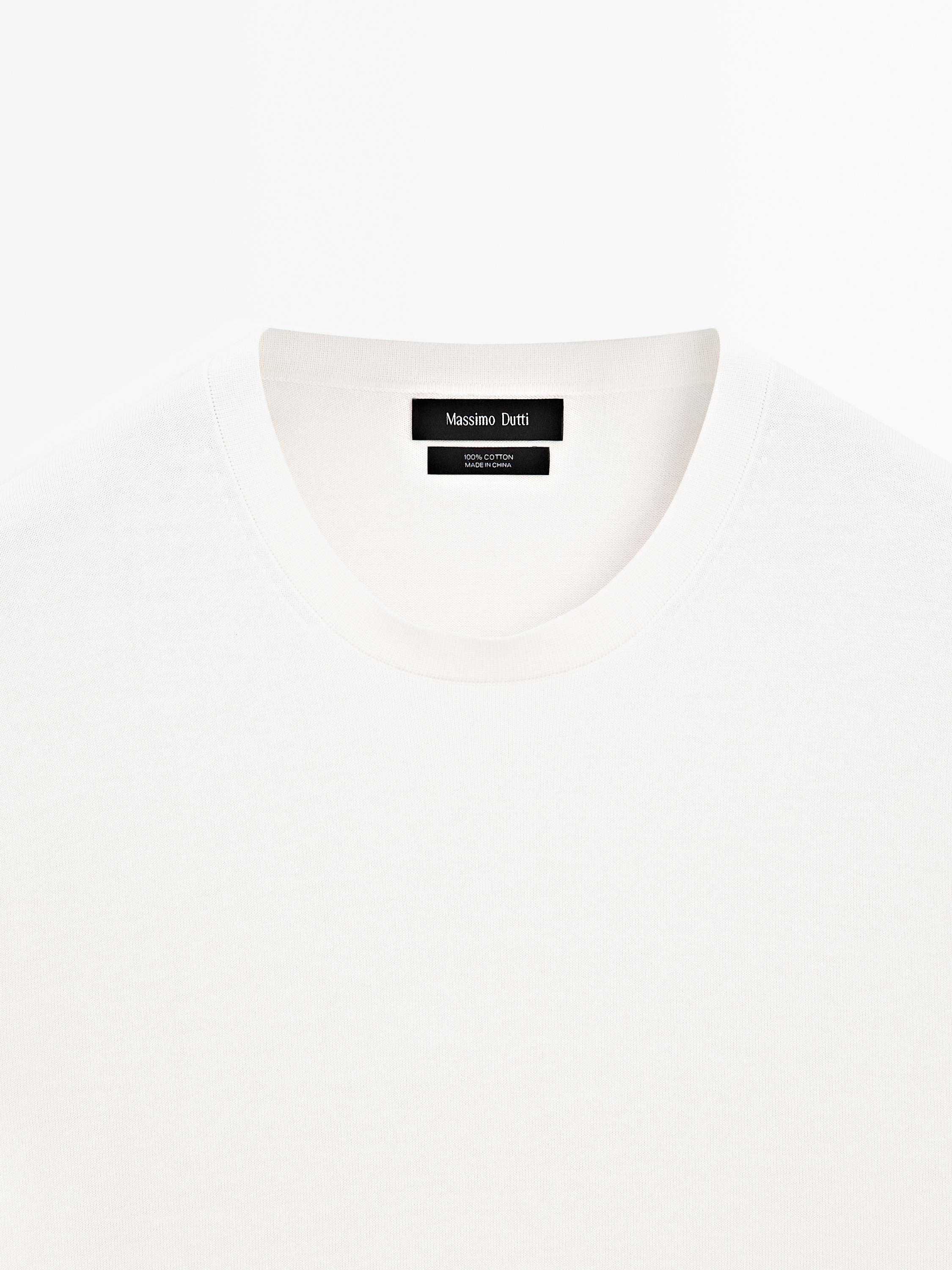 100% cotton knit T-shirt