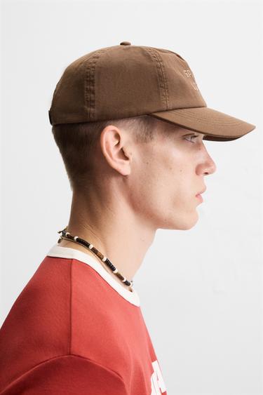 CASQUETTE DÉLAVÉE BRODERIE GUITARRICADELAFUENTE - Marron de Zara - Image 1