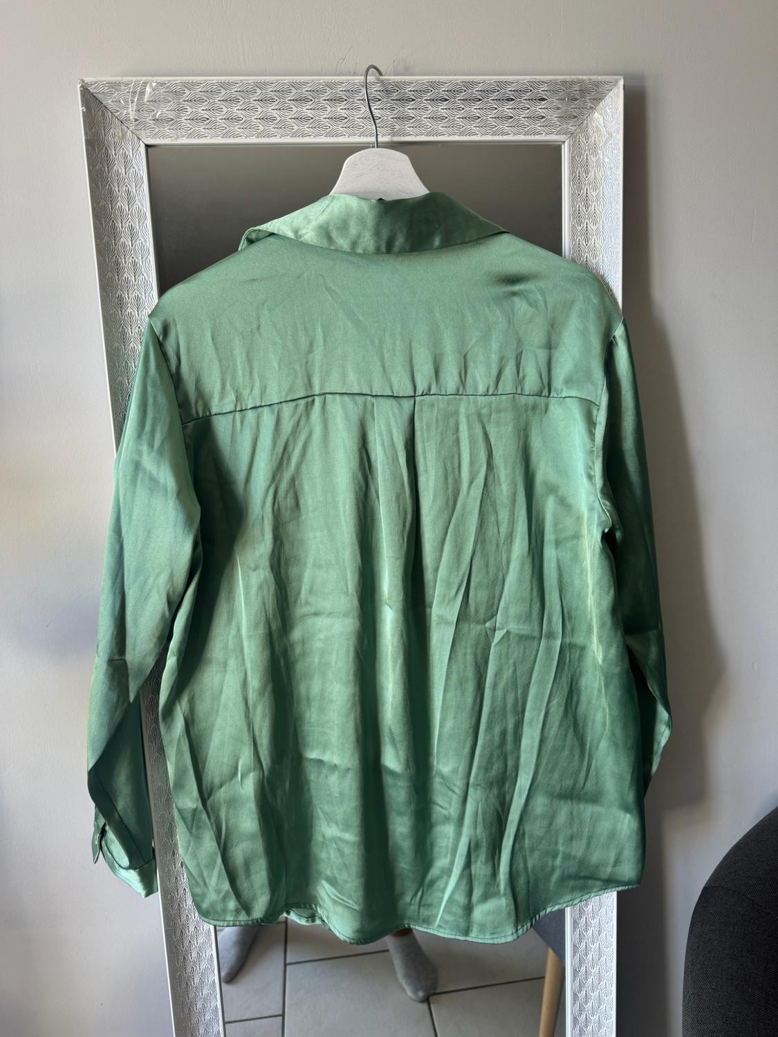 EMBROIDERED SATIN SHIRT - Image 2