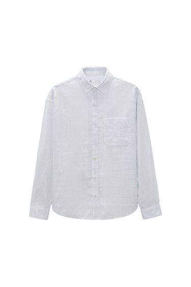 TEXTURED STRIPED SHIRT