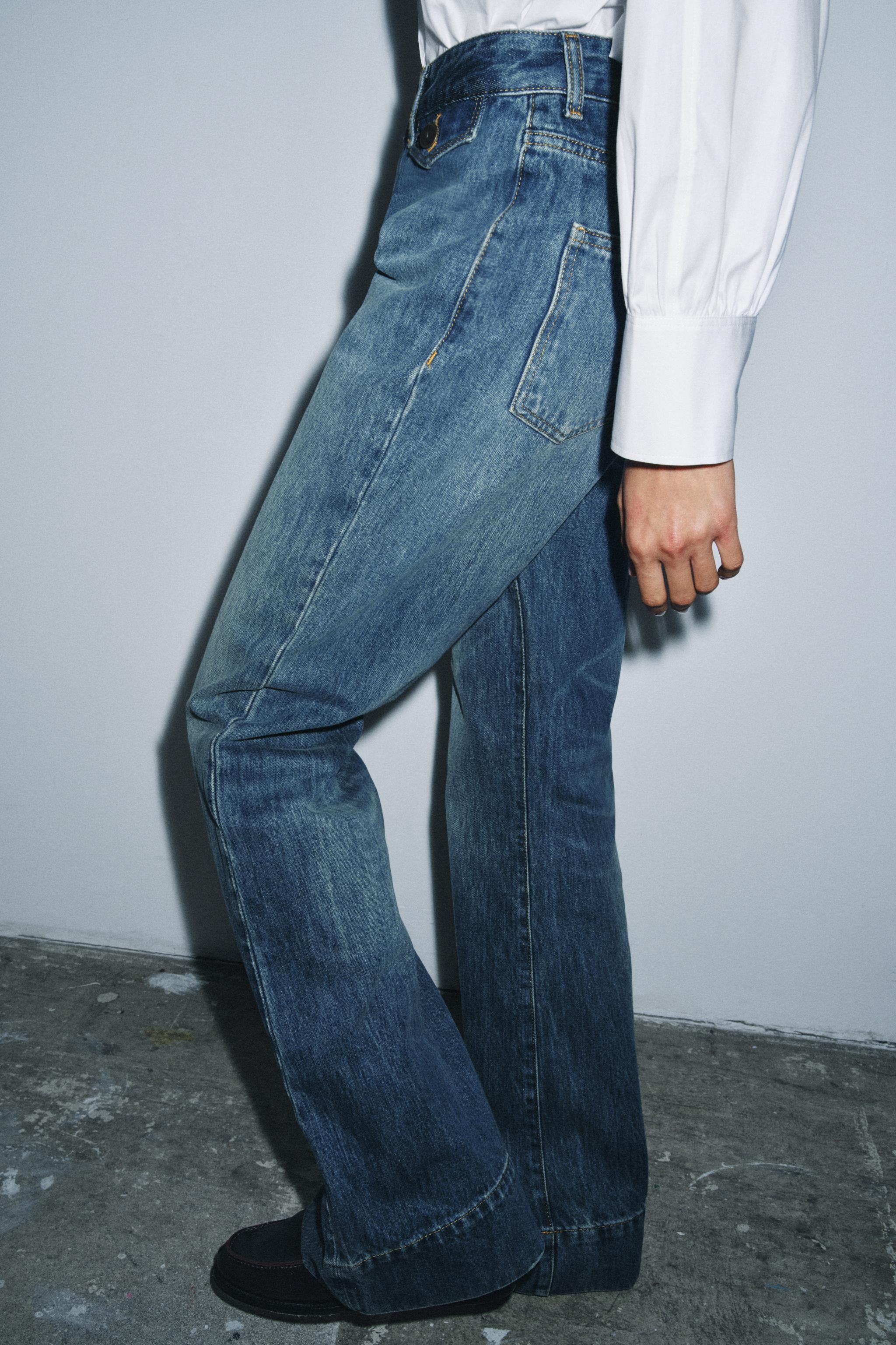 ZW COLLECTION HIGH-WAIST FLARE JEANS