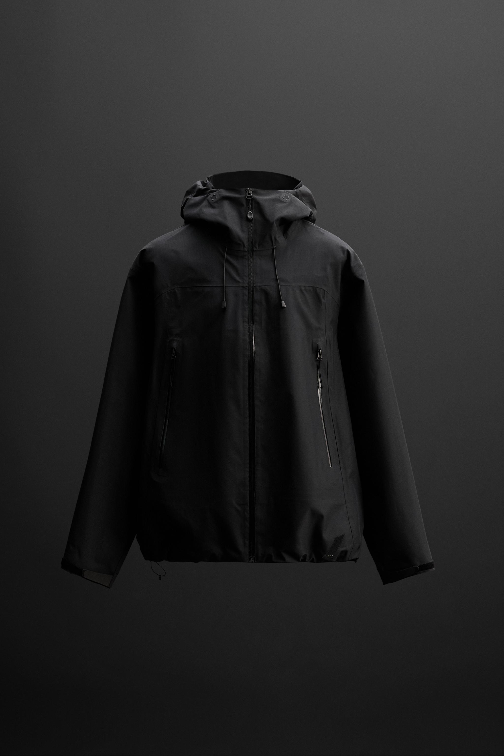 WATERPROOF TECHNICAL JACKET - Black | ZARA United States WATERPROOF TECHNICAL JACKET - Black | ZARA United States