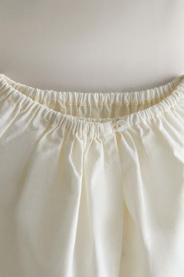 CHEMISE ENFANT BRODERIES - Blanc cassé de Zara - Image 3