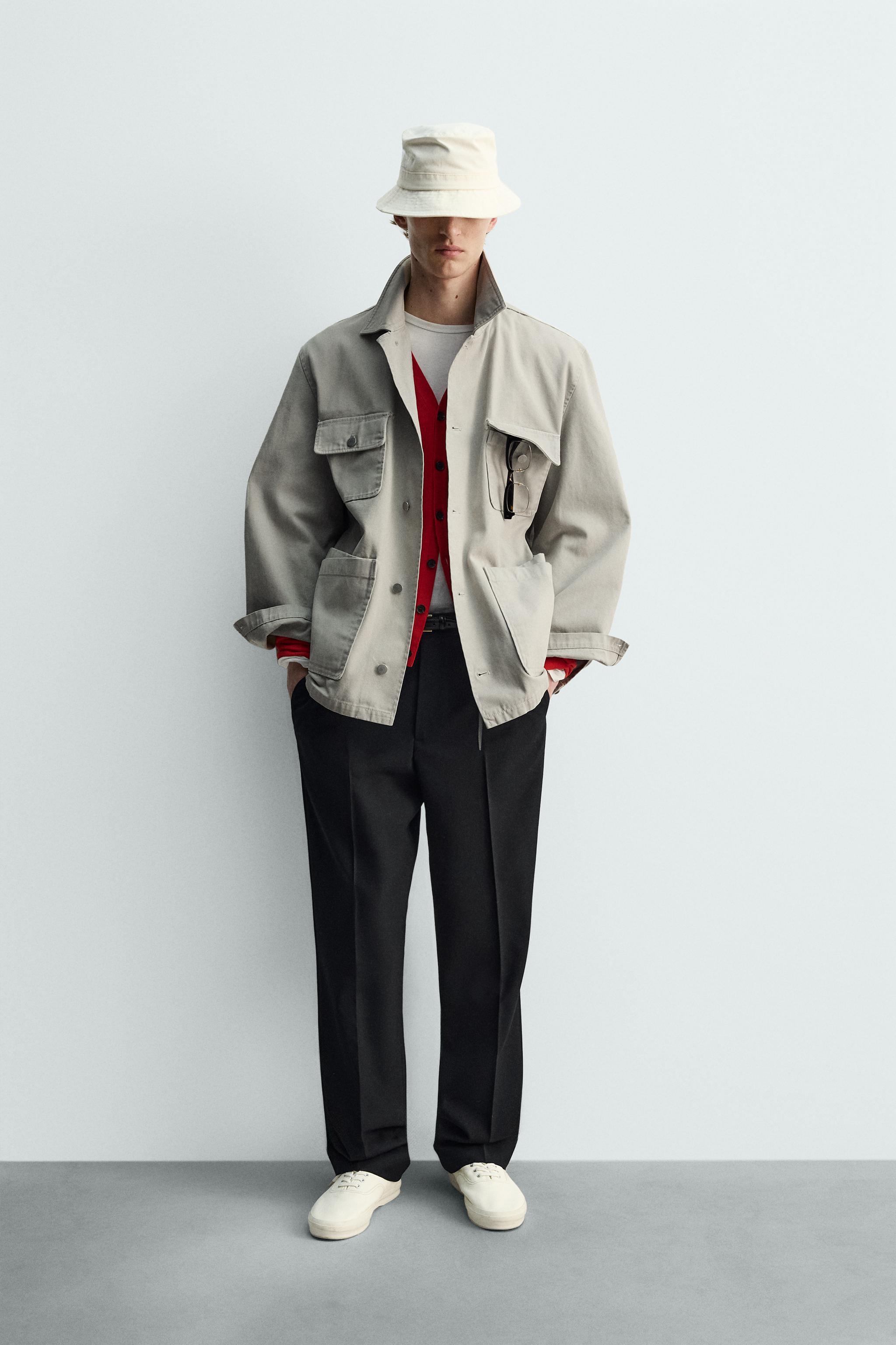 PANTALON STRAIGHT FIT AVEC LAINE