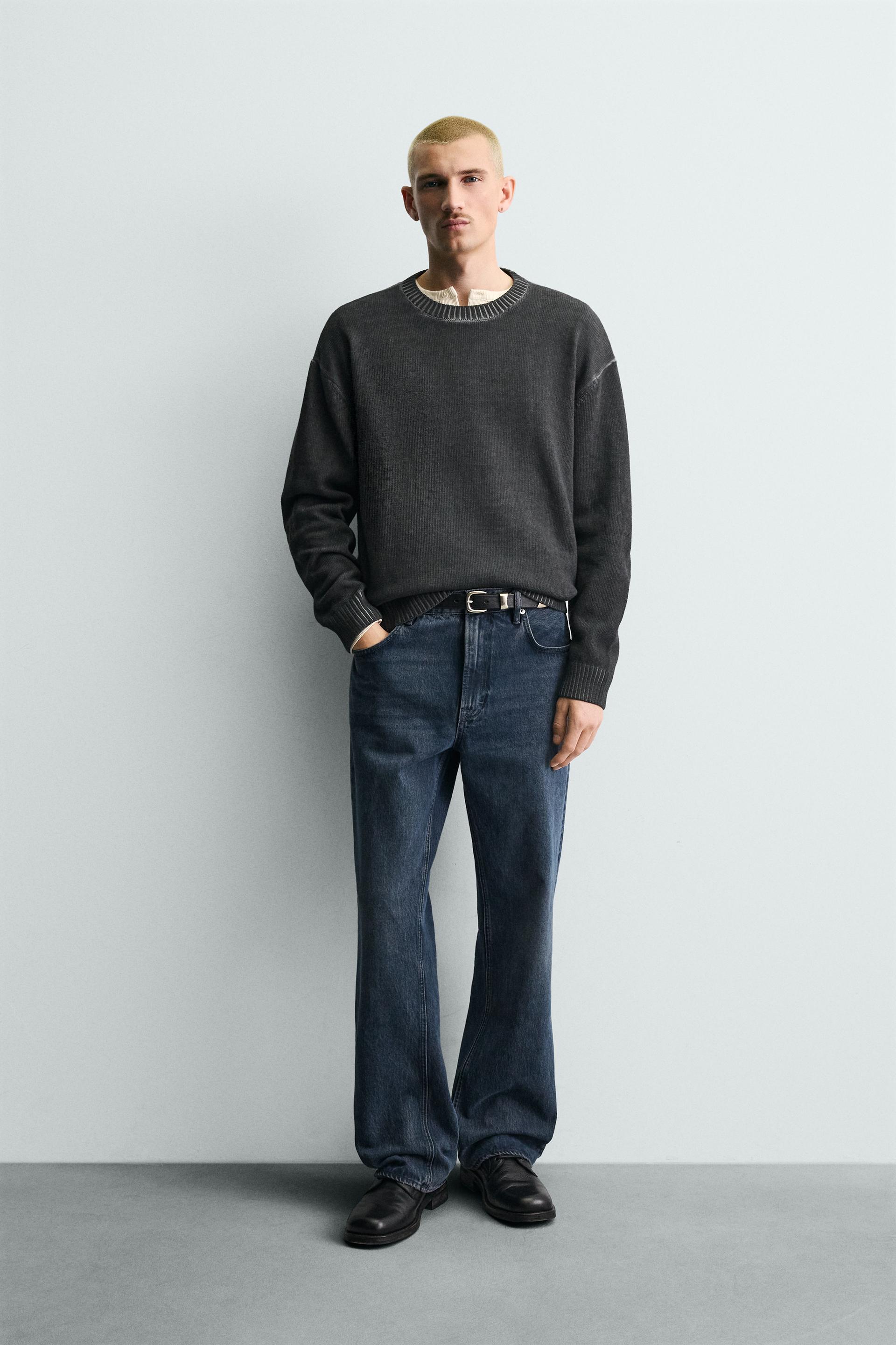 Washed Textured Jumper