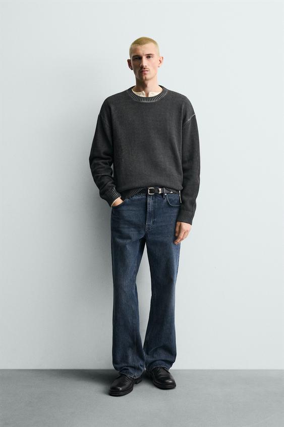 WASHED TEXTURED JUMPER