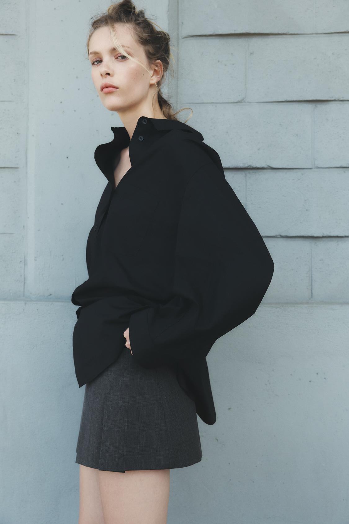 PLEATED SHIRT