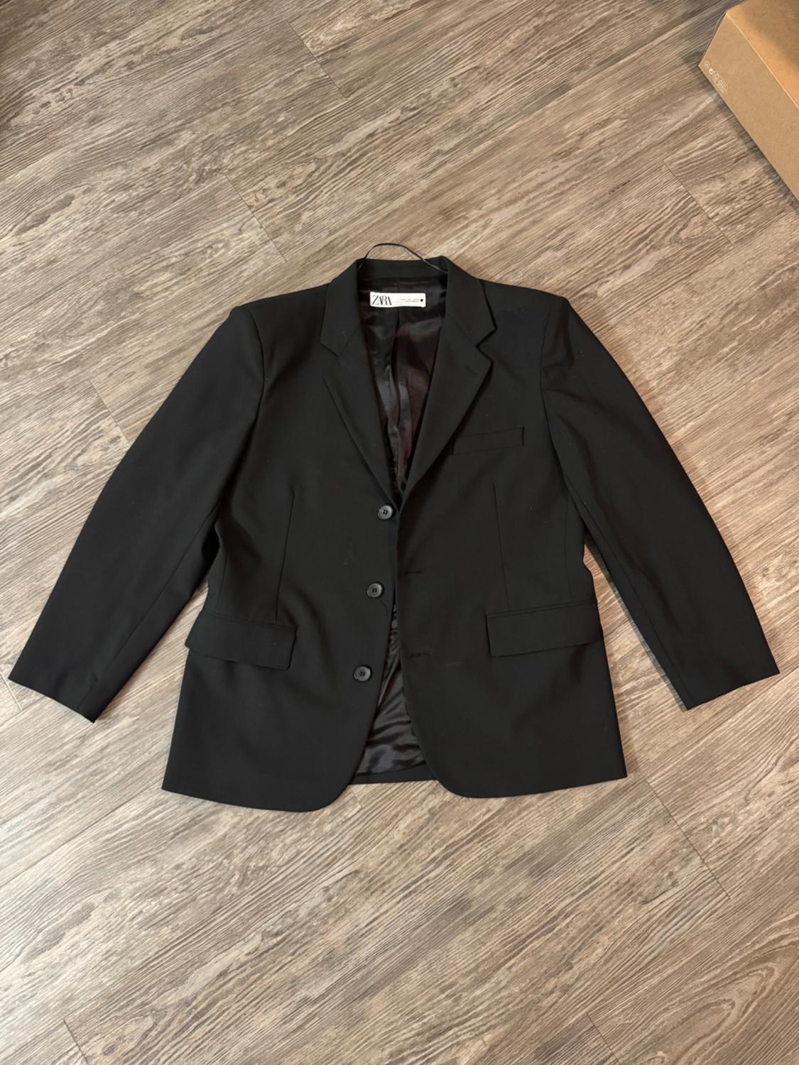 BLAZER RECTA CON LANA ZW COLLECTION