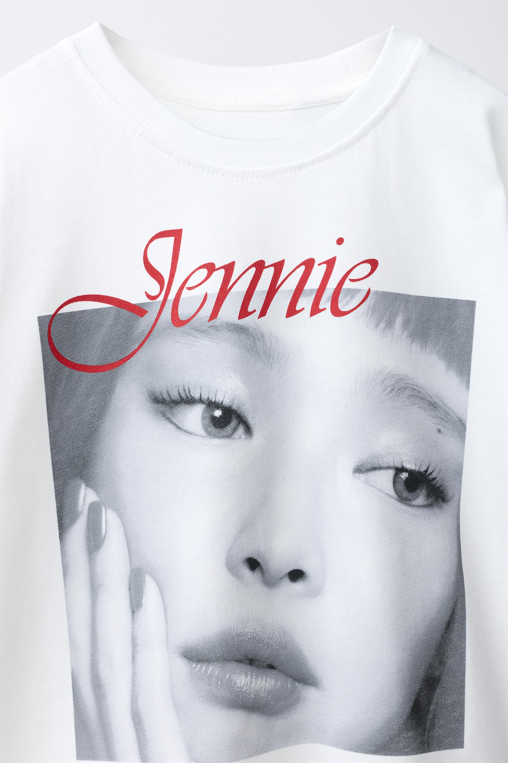 Детские футболки Zara JENNIE ©™ PHOTOGRAPHIC PRINT T-SHIRT — фото 4