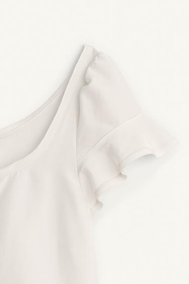 LIMITED EDITION ROMANTIC BUTTON-UP TOP - Ice by Zara - Image 5