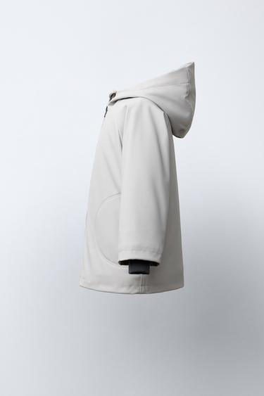 RUBBERISED WATER-RESISTANT RAINCOAT - Ice by Zara - Image 2