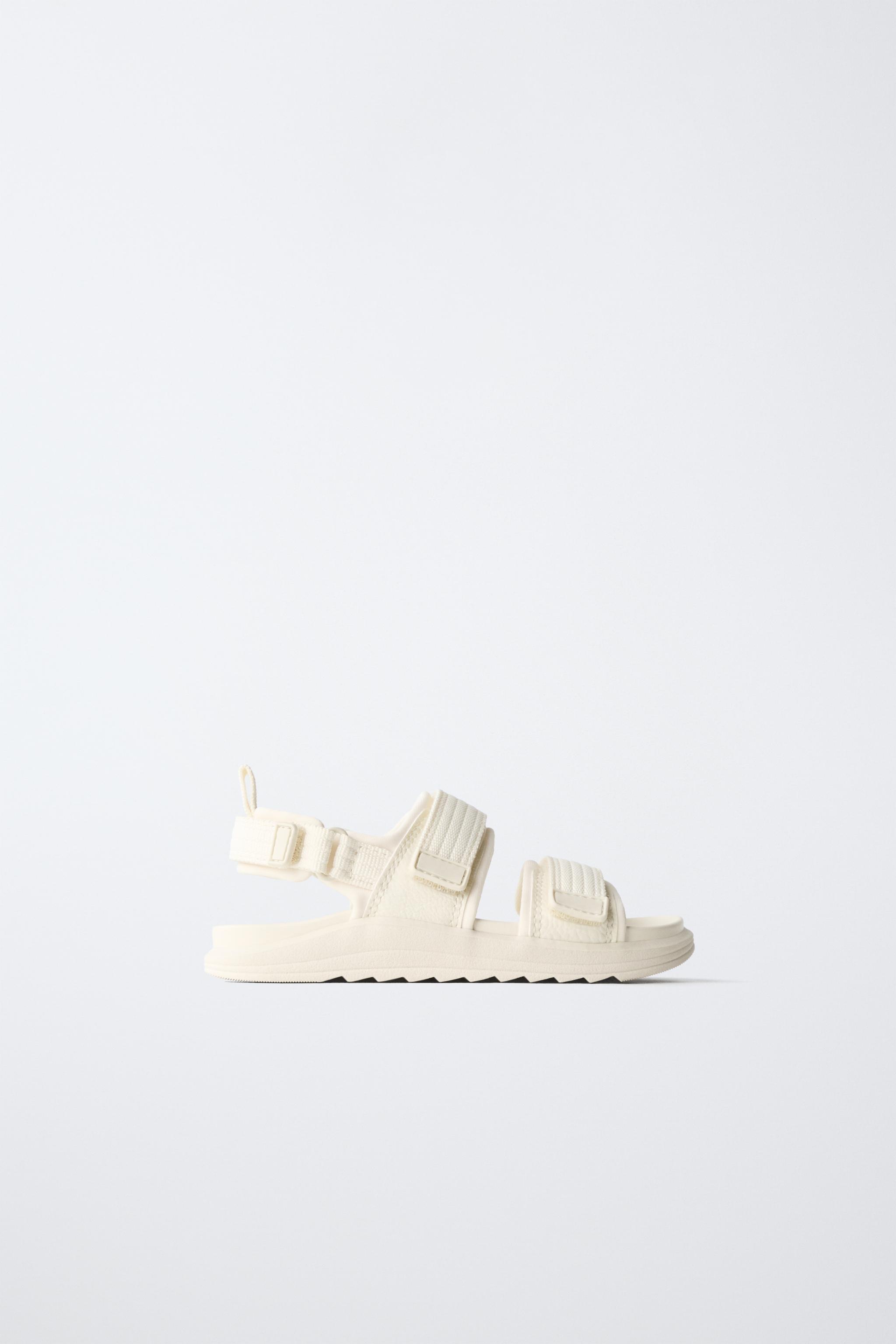 TECHNICAL SANDALS - Off White | ZARA United States