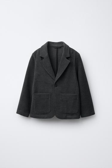 BLAZER PAÑO  - Gris de Zara - Imagen 0