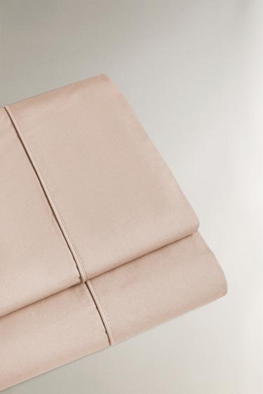 DRAP DE DESSUS PERCALE DE COTON (300 FILS) - Rose de Zara - Image 3