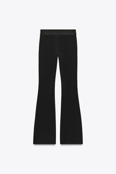 PANTALÓN FLARE STRETCH CONTOURING - Negro de Zara