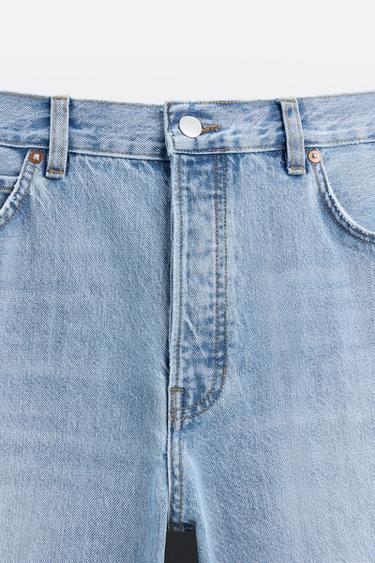 JEAN STRAIGHT FIT REGULAR - Bleu moyen de Zara - Image 6