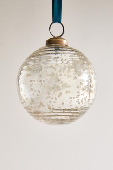 DÉCORATION SAPIN BOULE ORBITES NOËL - Argent de Zara - Image 3