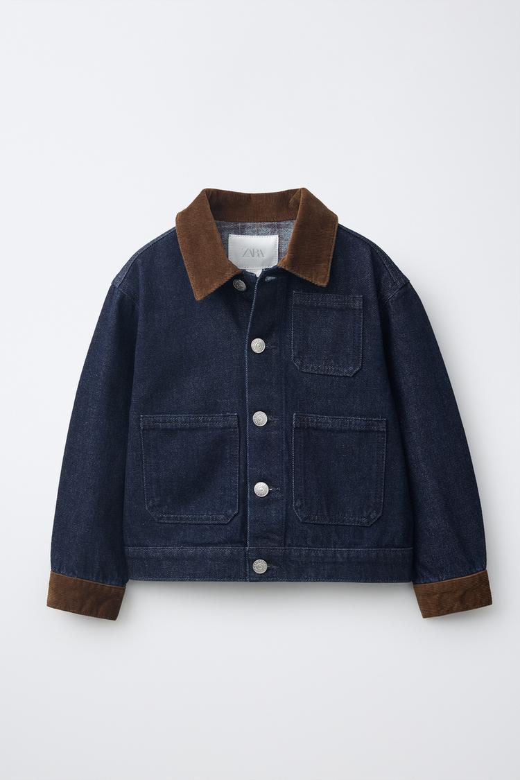 Cazadora denim pana