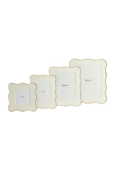 Zara WAVY METAL PICTURE FRAME - Gold