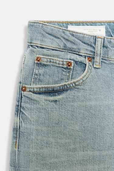 JEANS TRF CAPRI TAILLE MOYENNE - Bleu de Zara - Image 2