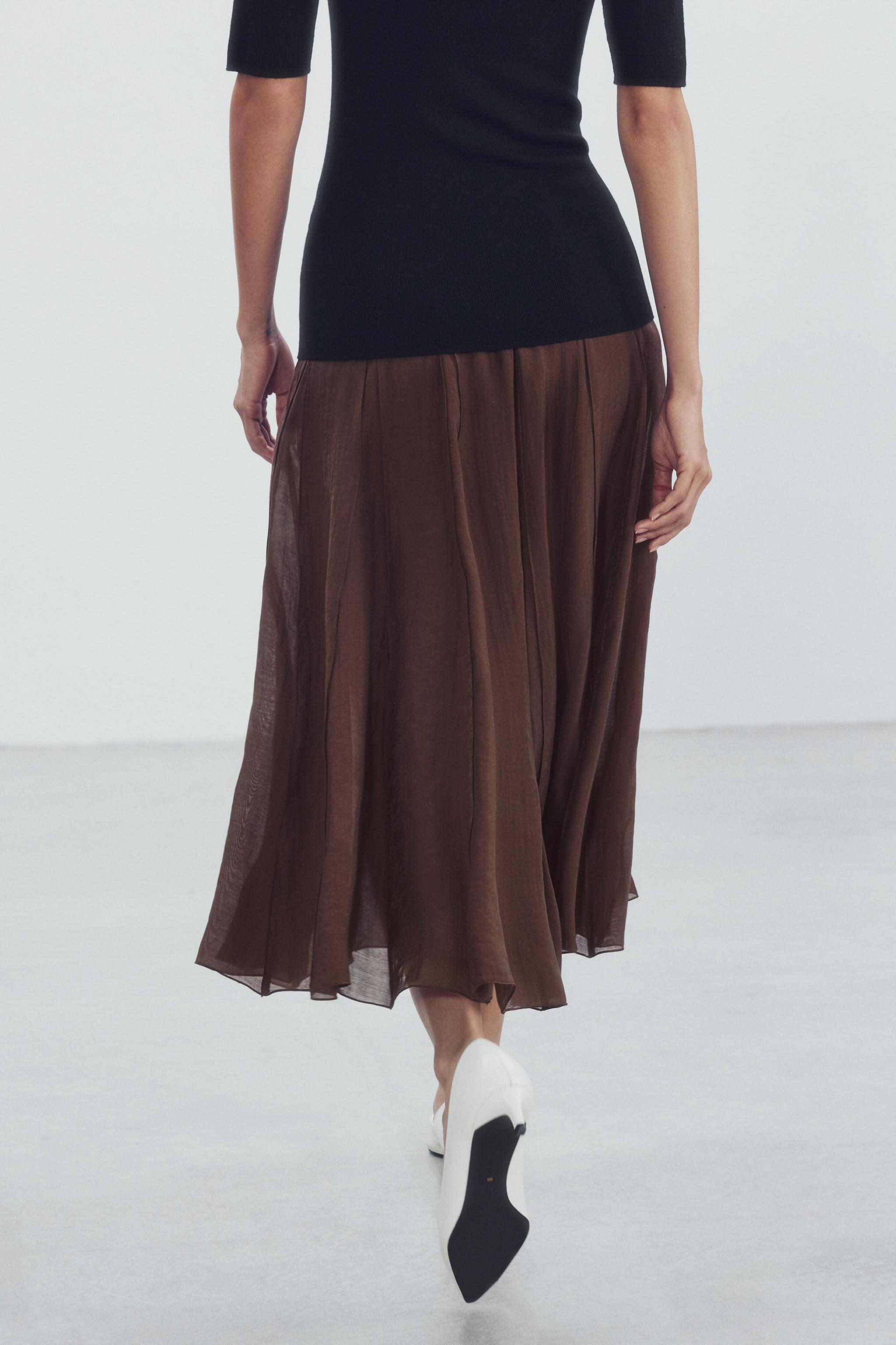 ZW COLLECTION FLOWY COMBINED SKIRT