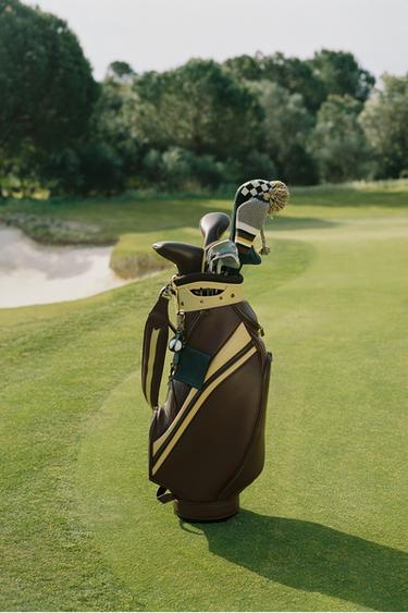 Zara RIGID GOLF BAG - Brown