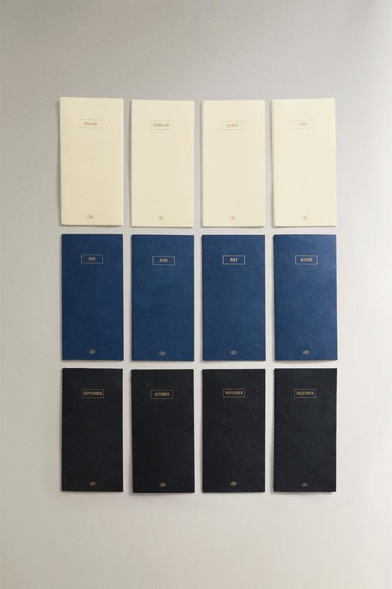 PACK DE 12 PLANIFICADORES MENSUALES - Multicolor de Zara - Imagen 0