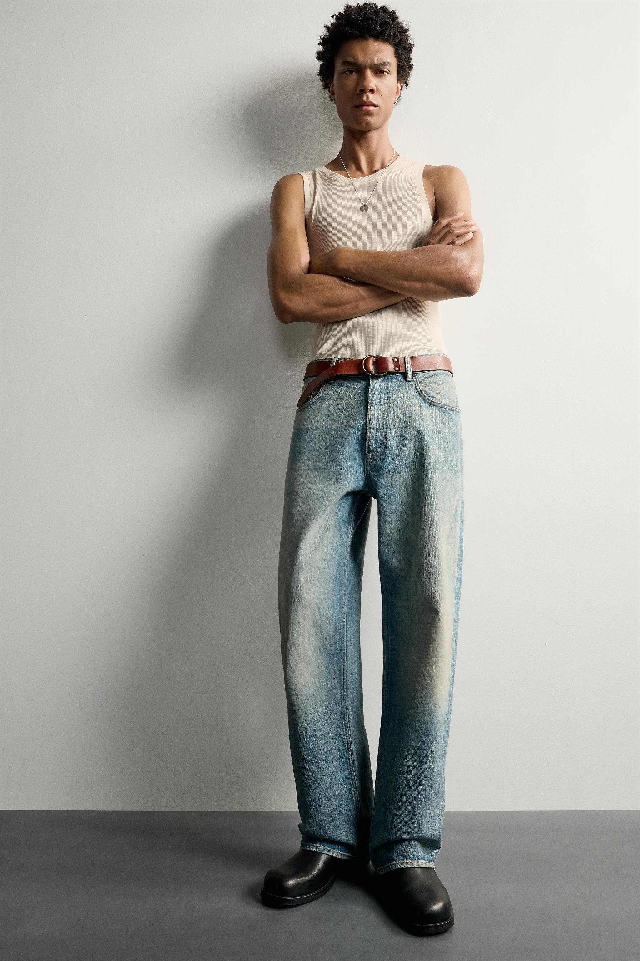 Мужские джинсы Zara LOOSE FIT JEANS — фото 6