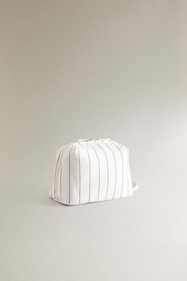TROUSSE DE TOILETTE RAYURES - Blanc de Zara - Image 1