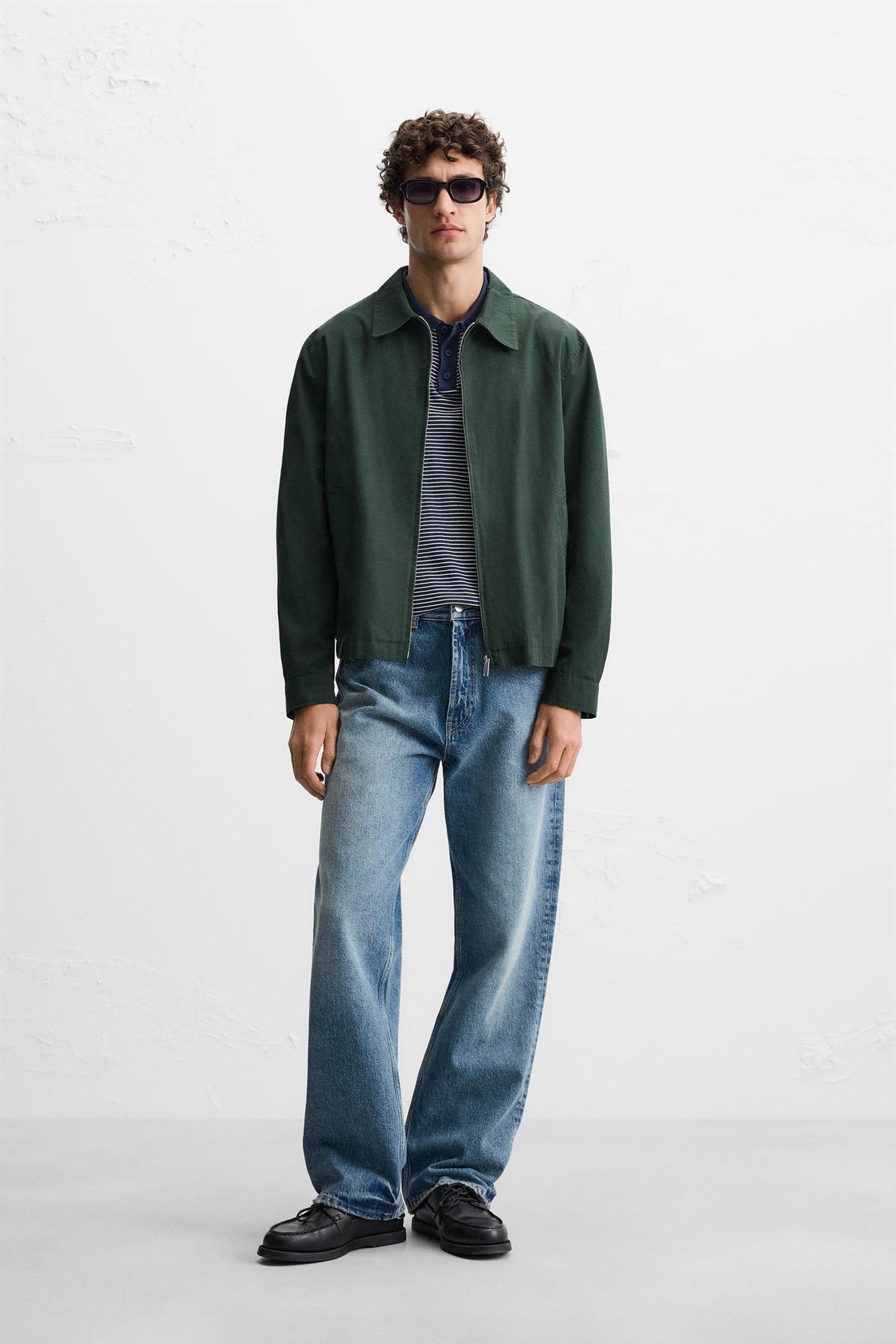 ХЛОПЧАТОБУМАЖНЫЙ ЖАКЕТ ZARA