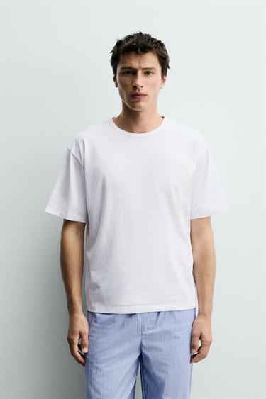 ENSEMBLE PYJAMA PANTALON À RAYURES - Bleu ciel de Zara - Image 1
