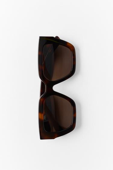 SQUARE SUNGLASSES — Brown 1