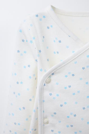 POLKA DOT T-SHIRT AND LEGGINGS SET - Light blue by Zara