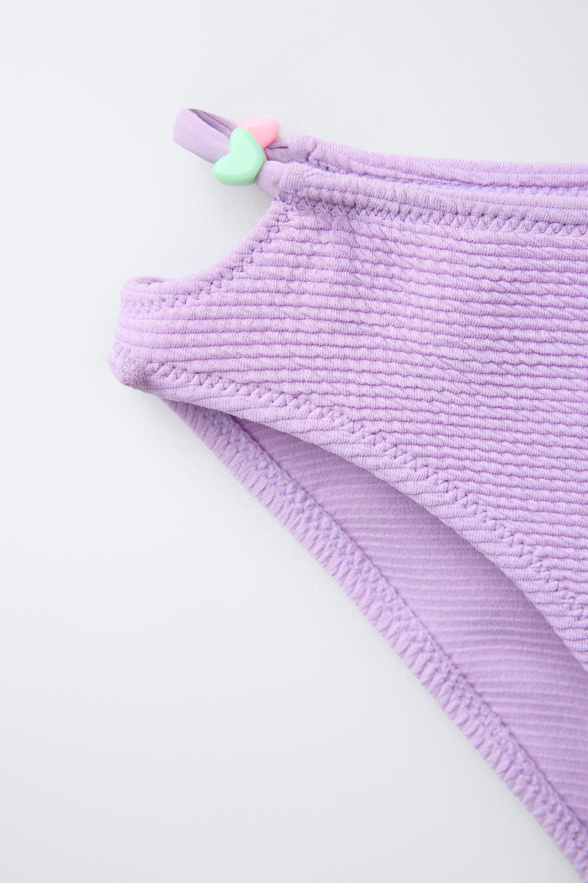 AGES 6-14 / BEADED BIKINI - Mauve | ZARA United States AGES 6-14 / BEADED BIKINI - Mauve | ZARA United States