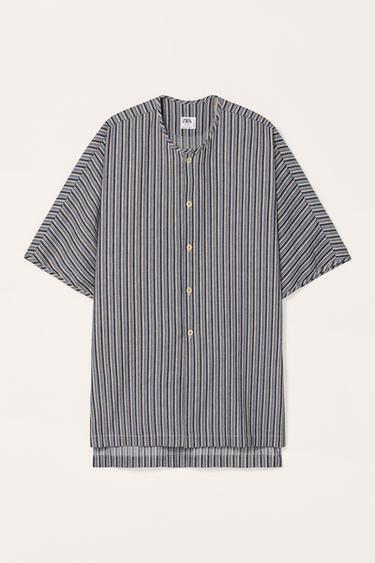 STRIPED TUNIC LIMITED EDITION - blue/black by Zara